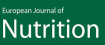 European Journal of Nutrition logo
